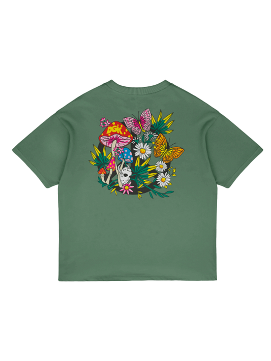 Dgk Blooming Tee Army Green