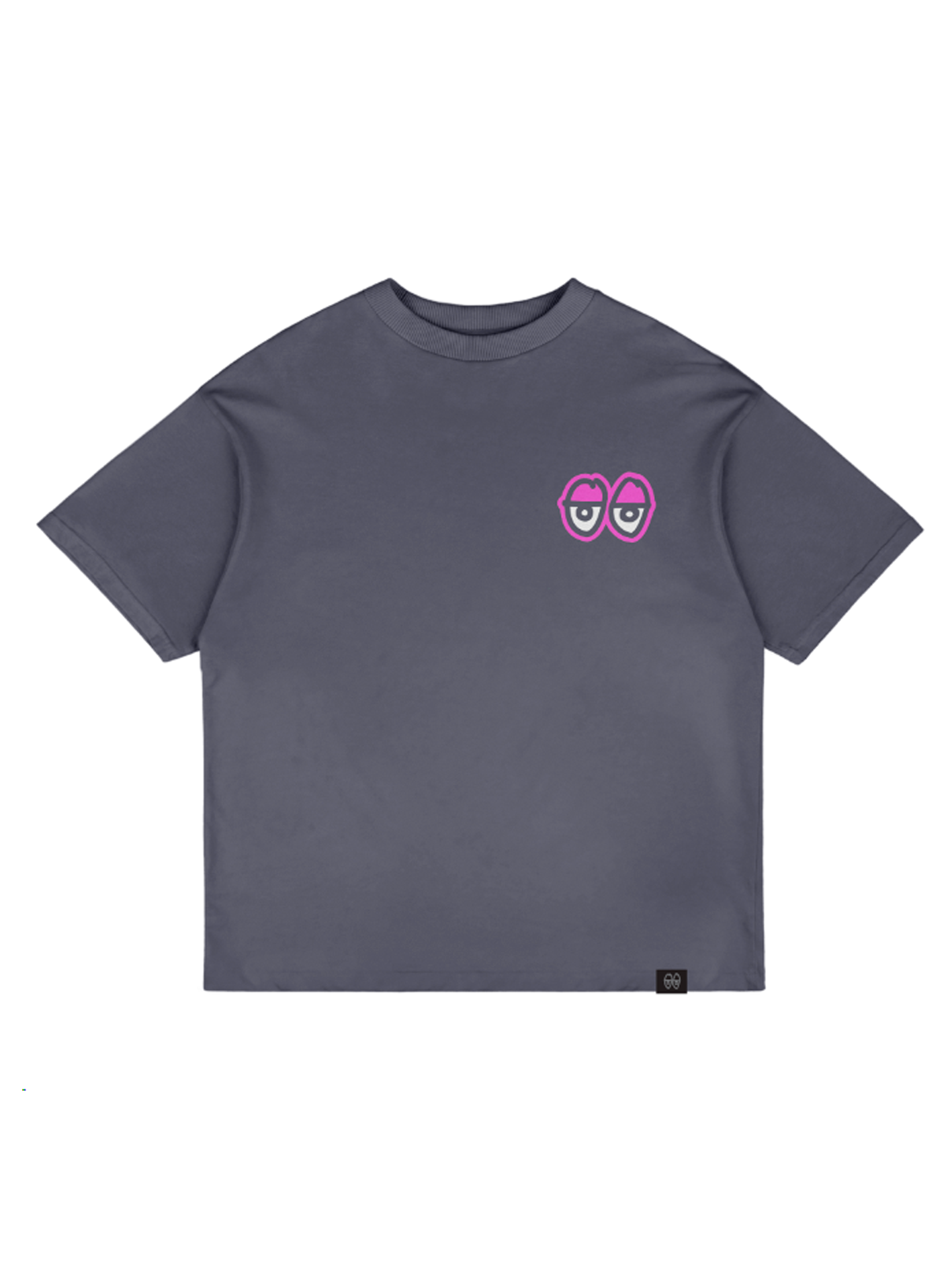 Krooked Strait Tee Graphite Pink